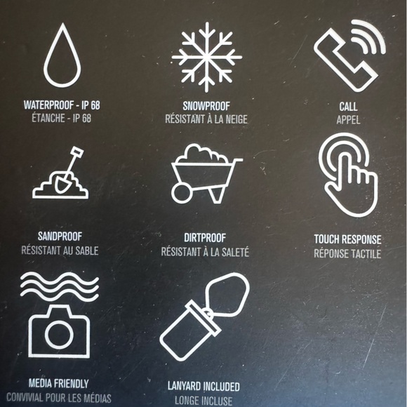 Hurley Waterproof💦 Pouch w/ removable lanyard- Black& white!protect your phone l - Picture 6 of 9